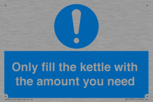 Only fill the kettle with the amount you need